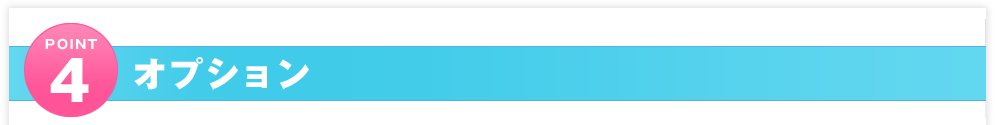 POINT4 オプション